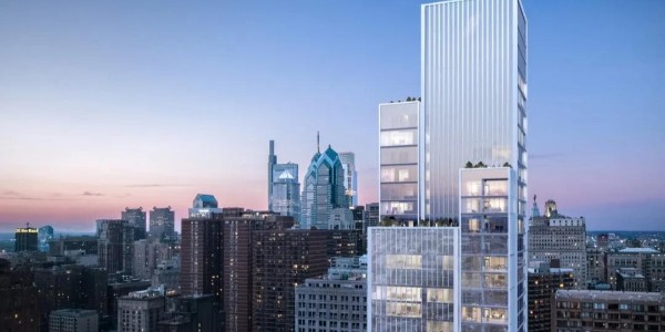 KPF在費城的第一座住宅大樓Arthaus封頂！