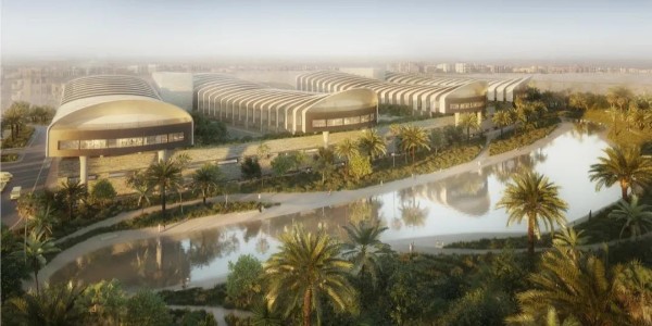 福斯特事務(wù)所新作‘開羅新全球心臟病醫(yī)院’，金字塔旁的‘綠洲’