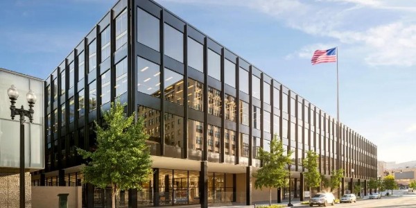 極簡(jiǎn)現(xiàn)代 | 玻璃鋼立面圖書(shū)館