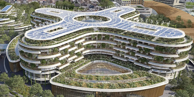 文森特-卡樂寶在比利時(shí)的醫(yī)院園區(qū)