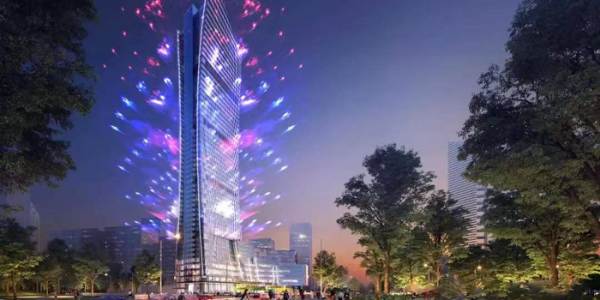 寧波新一中心，形如一棵大樹 / 巴馬丹拿