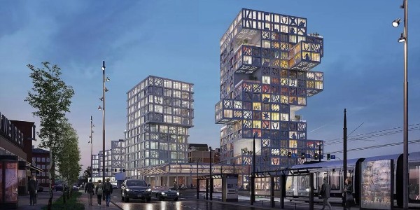 荷蘭綠色住宅區(qū)設(shè)計，12棟樓個個不一樣