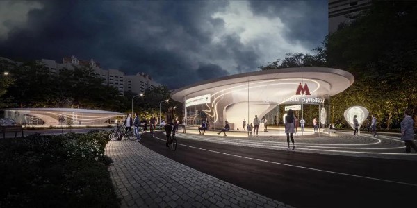 Zaha事務所新作霸屏:莫斯科核心區(qū)新車站