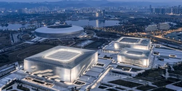 成都東安湖體育公園，形如“CPU”的新地標(biāo)