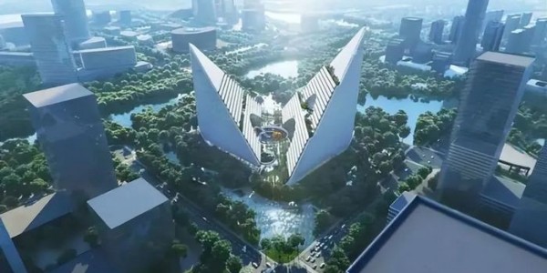 vivo全球AI研發(fā)中心項目最新進(jìn)展，“V”形打造杭州未來新地標(biāo)
