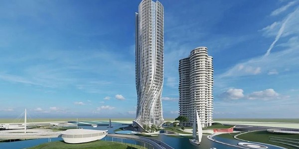 成都超高層住宅Dancing Tower，如流動雕塑